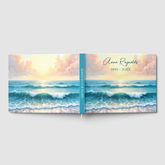 Morning Seascape For Memorial Service Gastenboek (Volledig)