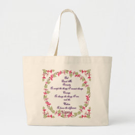 Morning Serenity Prayer canvas tas
