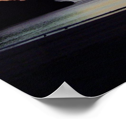 Morning Sky bij Zingend Beach Poster (Hoek)