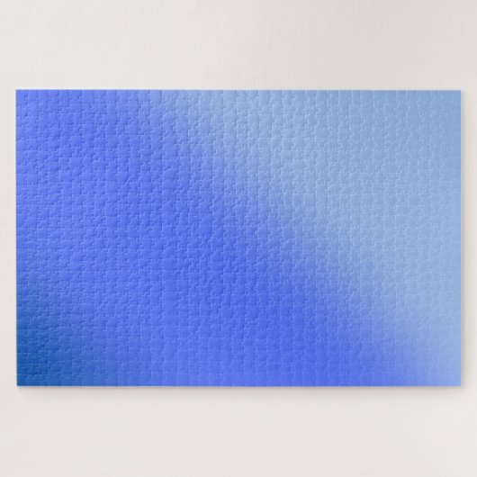Morning Sky Blue Gradient Puzzle Legpuzzel (Horizontaal)