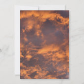 Morning Sky en Clouds Natuur Kaart (Achterkant)