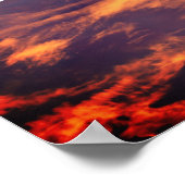 Morning Sky is nog steeds psalm 46:10 Inspirerend Poster (Hoek)