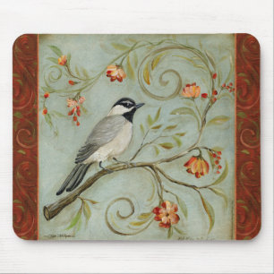Morning Song Chickadee door Kate McRostie Muismat
