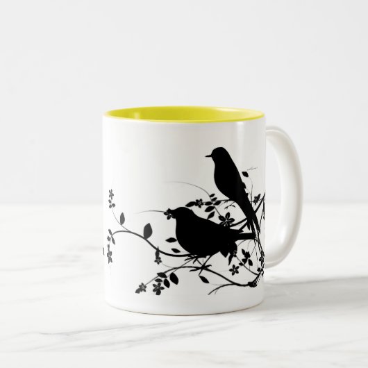 Morning Song Tweekleurige Koffiemok (Voorkant rechts)