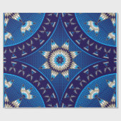 Morning Star (blauw) Cadeaupapier (Vlak)