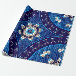 Morning Star (blauw) Cadeaupapier