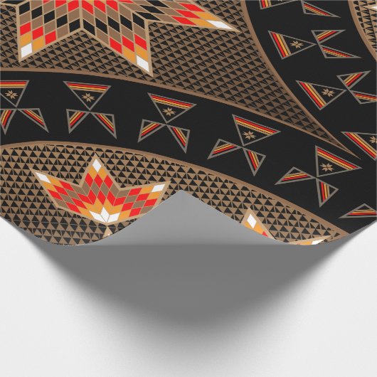 Morning Star (bruin) Cadeaupapier (Hoek)