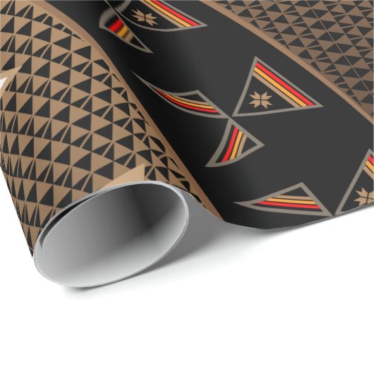 Morning Star (bruin) Cadeaupapier (Rol Hoek)