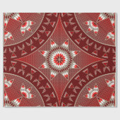 Morning Star (rood) Cadeaupapier (Vlak)