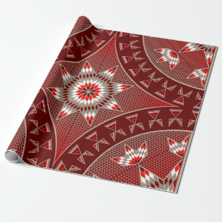 Morning Star (rood) Cadeaupapier