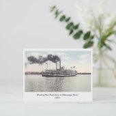 Morning Star Steamship op het oude briefkaart van (Staand voorkant)