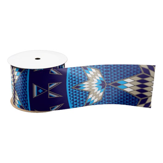 Morning Star Tipi (blauw) Satijnen Lint (Spoel)