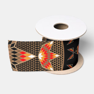 Morning Star Tipi (bruin) Satijnen Lint