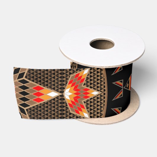 Morning Star Tipi (bruin) Satijnen Lint (Spoel)