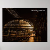 Morning Station Poster (Voorkant)