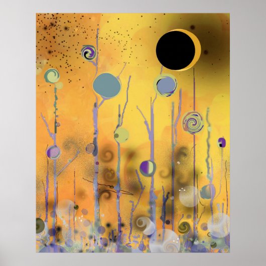 Morning Sun - Abstract Poster (Voorkant)