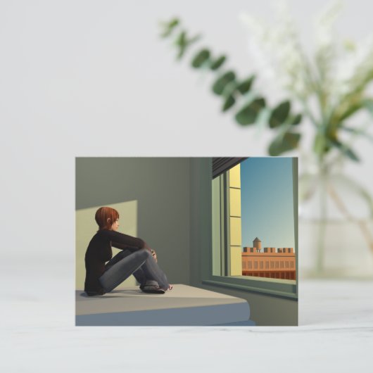 Morning sun briefkaart (Staand voorkant)