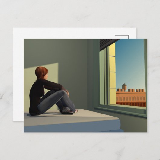 Morning sun briefkaart (Voorkant / Achterkant)