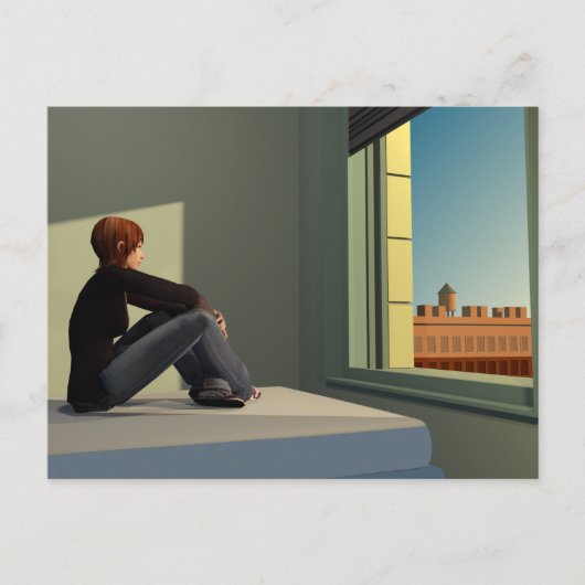 Morning sun briefkaart (Voorkant)