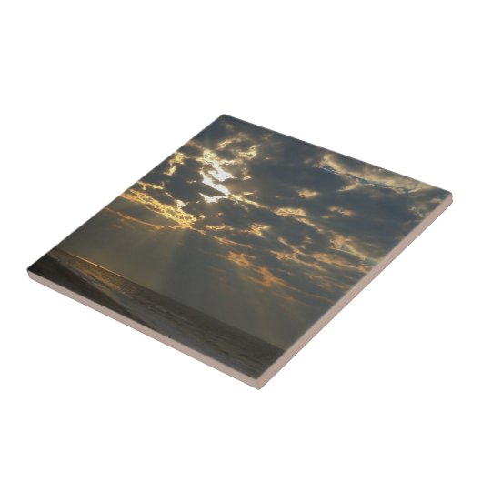 Morning Sun en Ocean Tegeltje (Zijkant)