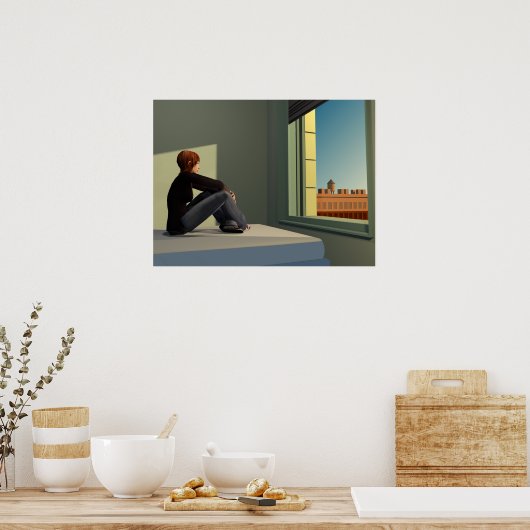 Morning sun poster (Keuken)