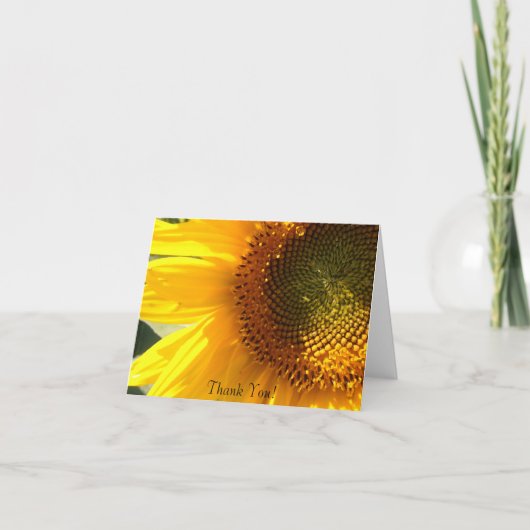 Morning Sunflower Note Kaart (Voorkant)