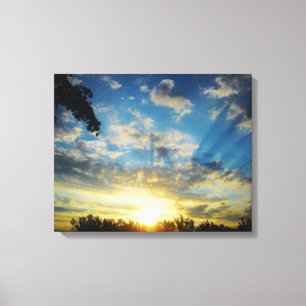 MORNING SUNRISE CANVAS AFDRUK