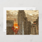 Morning Sunrise in het hart van Manhattan Briefkaart (Voorkant / Achterkant)