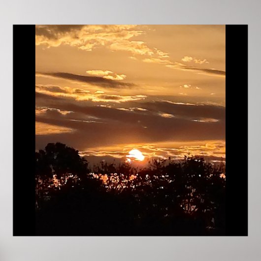 Morning Sunrise Poster (Voorkant)
