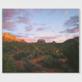 Morning Sunrise Sedona Arizona Desert Cadeaupapier (Vlak)