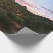 Morning Sunrise Sedona Arizona Desert Cadeaupapier (Hoek)