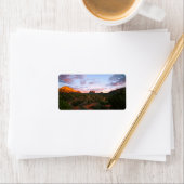 Morning Sunrise Sedona Arizona Desert Etiket (Insitu)