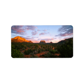 Morning Sunrise Sedona Arizona Desert Etiket