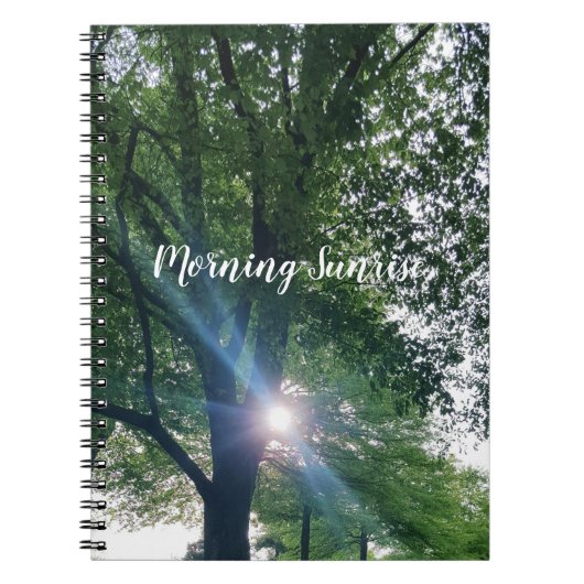 Morning Sunrise Spiral Notitieboek (Voorkant)