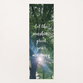 Morning Sunrise Yoga Mat (Voorkant)