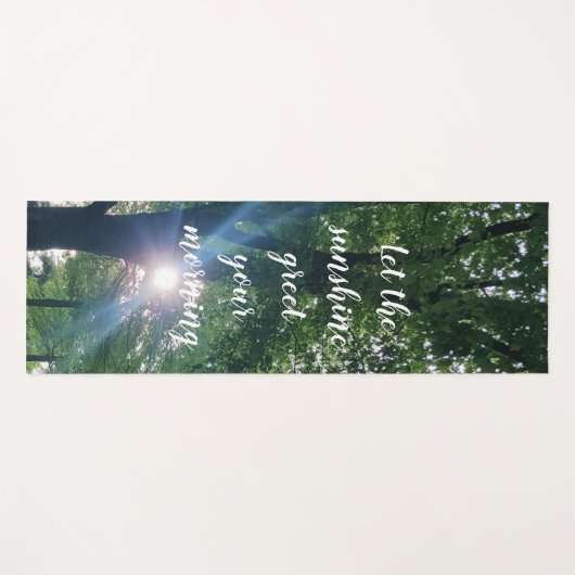 Morning Sunrise Yoga Mat (Voorkant (horizontaal))