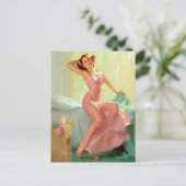 Morning Sunshine Pin Up Briefkaart (Staand voorkant)