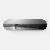Morning Surfer Grayscale Skateboard (Horizontaal)