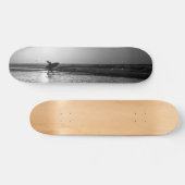 Morning Surfer Grayscale Skateboard (Horizontaal)
