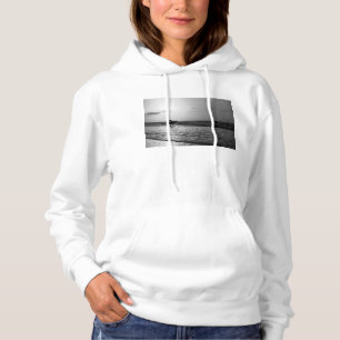 Morning Surfer Grijswaarde Hoodie