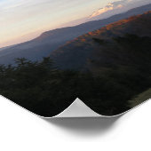 Morning Tatras uitzicht van Beskid Sądecki Poster (Hoek)