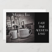 Morning Tea cafe party Kaart (Voorkant / Achterkant)