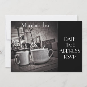 Morning Tea cafe party Kaart