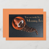 Morning Tea koffiecafé Kaart (Voorkant / Achterkant)