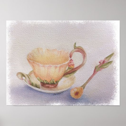 Morning Tea Time Poster (Voorkant)