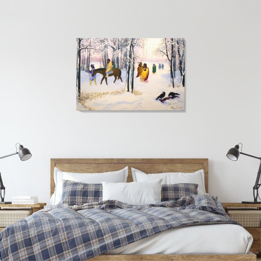 Morning Tears Canvas Afdruk (Insitu (Slaapkamer))