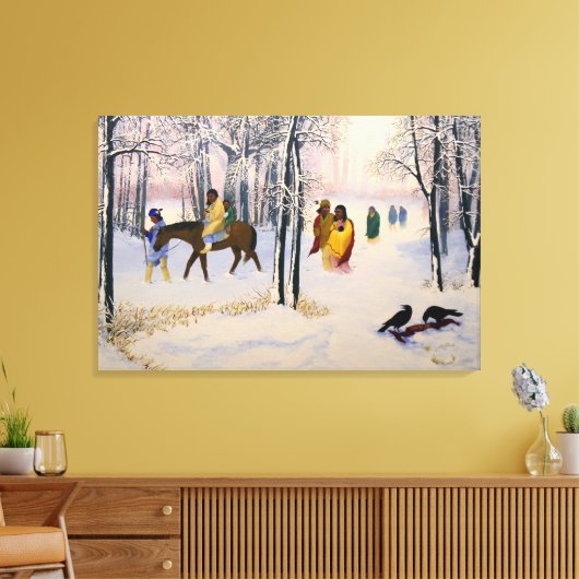 Morning Tears Canvas Afdruk (Insitu (Woonkamer))