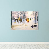 Morning Tears Canvas Afdruk (Insitu (Houten vloer))