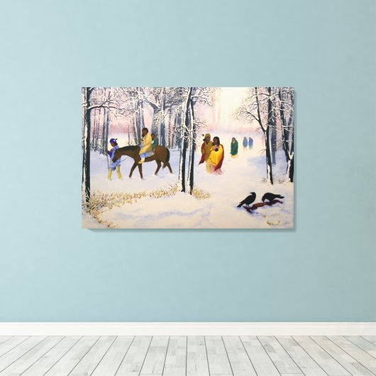 Morning Tears Canvas Afdruk (Insitu (Houten vloer))