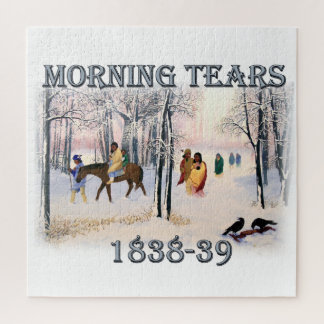 Morning Tears toont de Cherokee Trail van 1838-39 Legpuzzel